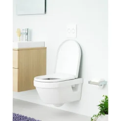 Gustavsberg WC-istuin 5G84 Hygienic Flush seinään asennettava Soft close -kannella New