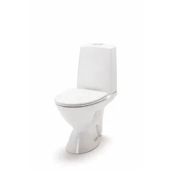 Ido WC-istuin Glow 63 kanneton kiinnitysrei'illä 2-huuhtelu poistoputki vasemmalle Hot