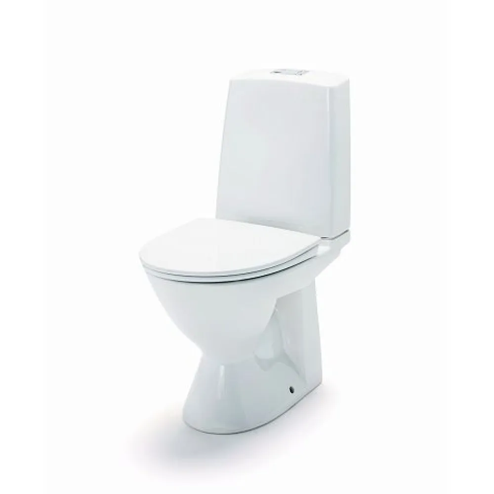 WC-istuin Glow 61 kanneton P-lukko 1-huuhtelu - Ido