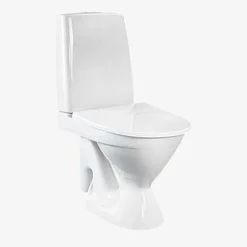 Ido WC-istuin Seven D 13 iso jalka kiinnitysrei'illä ilman istuinkantta 1-huuhtelu Clearance