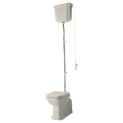 WC-istuin Waldorf 1 keraamisella yläsäiliöllä kromi - Kerasan Online