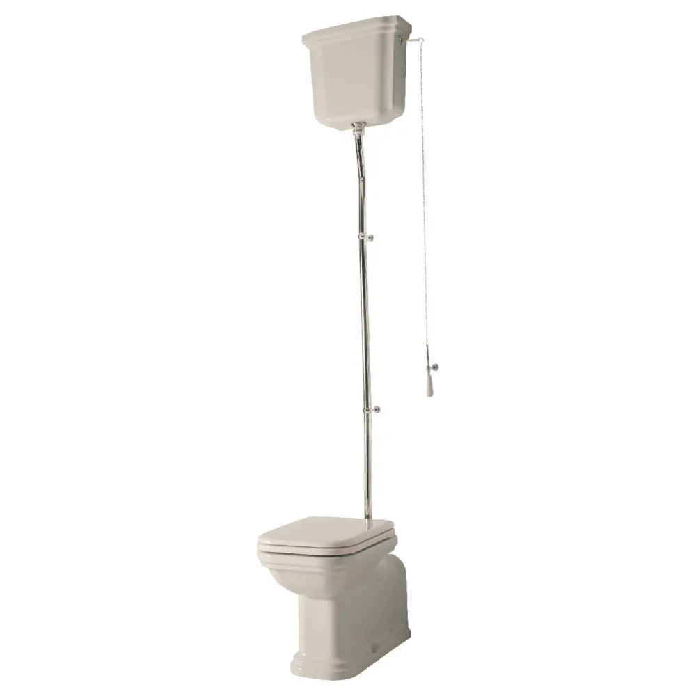 WC-istuin Waldorf 1 keraamisella yläsäiliöllä kromi - Kerasan Online