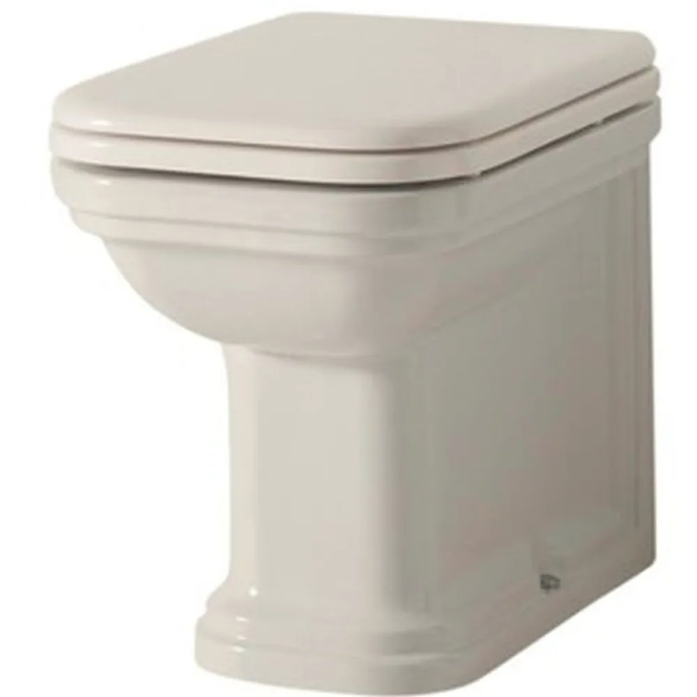 WC-istuin Waldorf 4118 lattiamalli S/P-lukko valkoinen - Kerasan New
