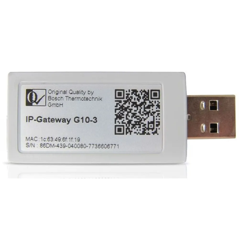 Bosch Home Comfort WiFi-etäohjausmoduuli Bosch Climate Module IP-Gateway G10-3 New