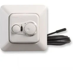 Yhdistelmätermostaatti ECO16BT-J 16A IP30 U valkoinen - Ensto Outlet