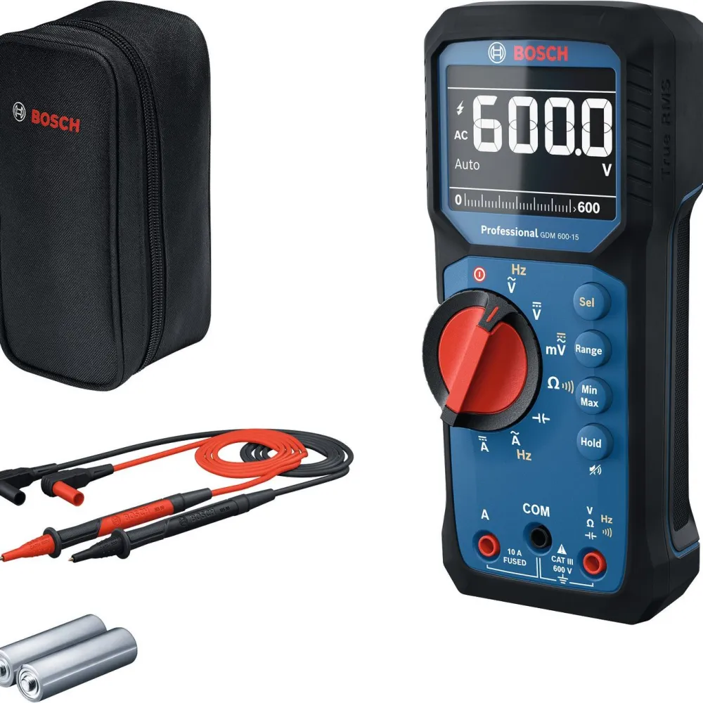 Bosch Power Tools Yleismittari Bosch Professional GDM 600-15 digitaalinen 2 x AA-paristot ja kotelo Online