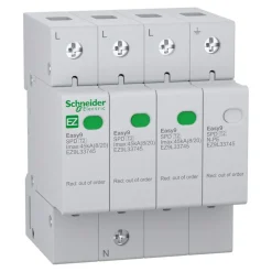 Ylijännitesuoja Easy9 T2 3P-N 45 kA 400 V - Schneider Electric Hot